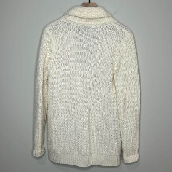 Vineyard Vines Cardigan Sweater Size M Shawl Neck Merino Wool Alpaca Blend - Picture 6 of 8